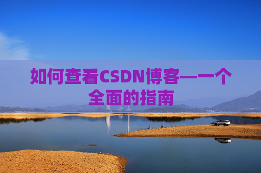 如何查看CSDN博客—一个全面的指南